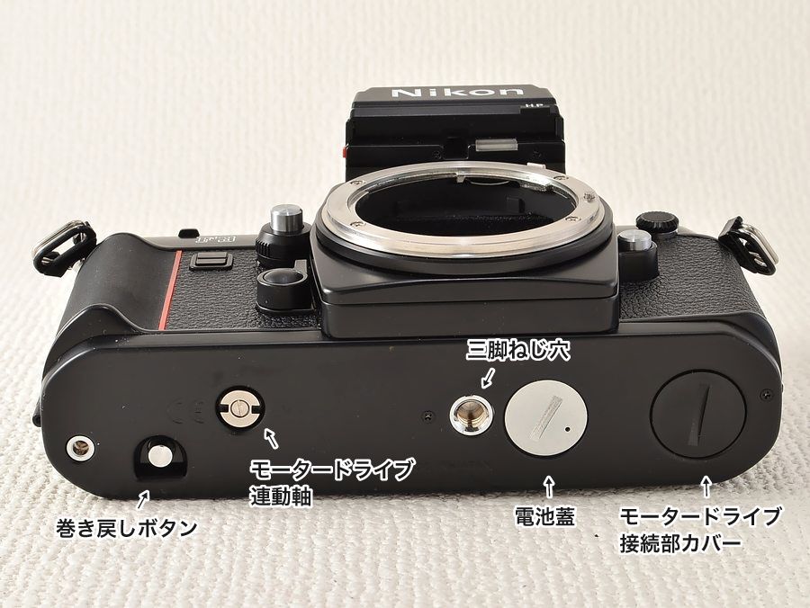 Nikon F3 各部名称4