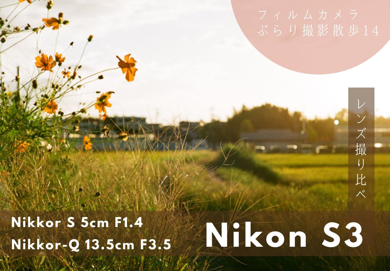 「Nikon S3」を使って「Nikkor-S 5cm F1.4」「Nikkor-Q 13.5cm F3.5」の撮り比べ［フィルムカメラぶらり撮影散歩14］